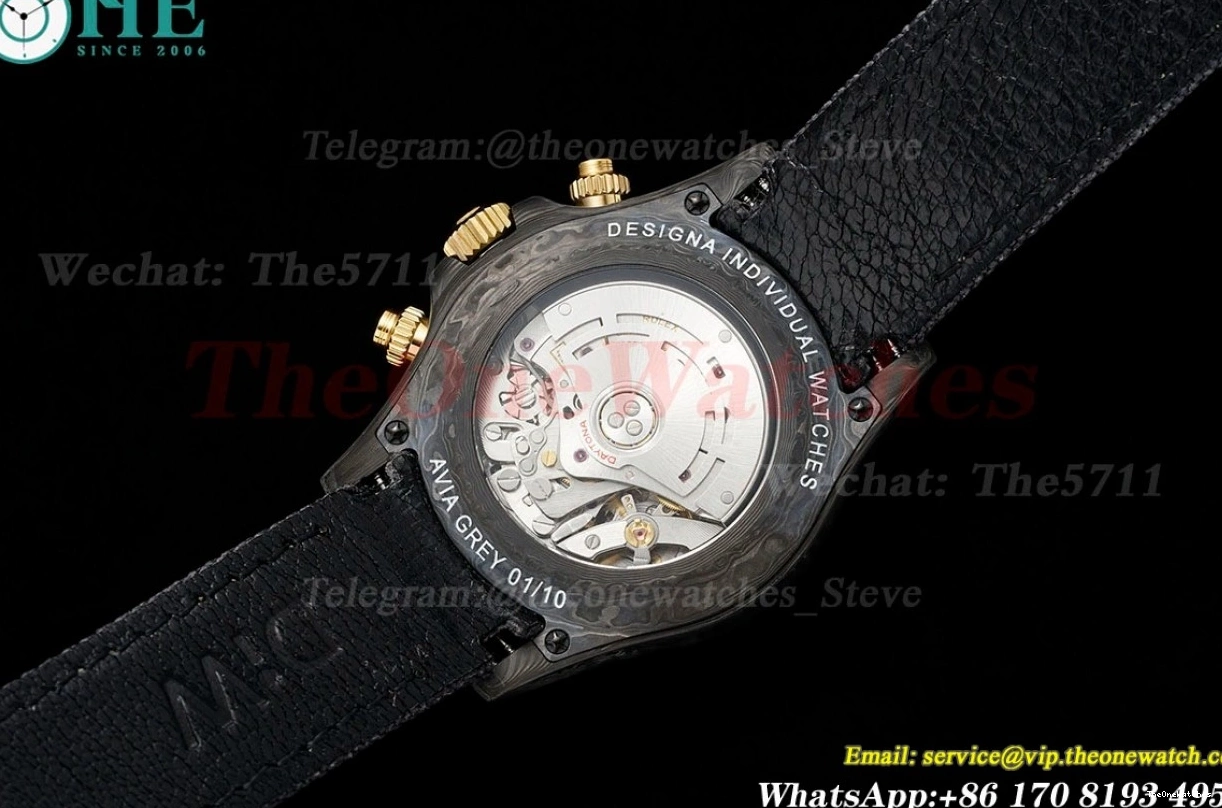 Diw SH4130 Daytona Black DIal Black FC NY 40mm DIWF 0318